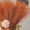 6 Pcs Orange Pampas Grass – 17.7 Inch Faux Burnt Orange Stems for Fall, Boho Décor, Wedding, Party, Table Centerpieces & Home Floral Arrangements